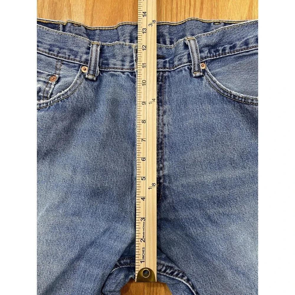 Levi's 550 Jeans Mens 38x30 Blue‎ Denim Medium Wash Straight Leg Relaxed Dadcore